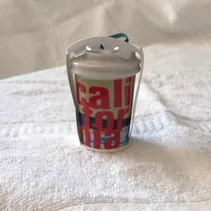 NWT- Starbucks California ceramic Christmas ornament, 2017
